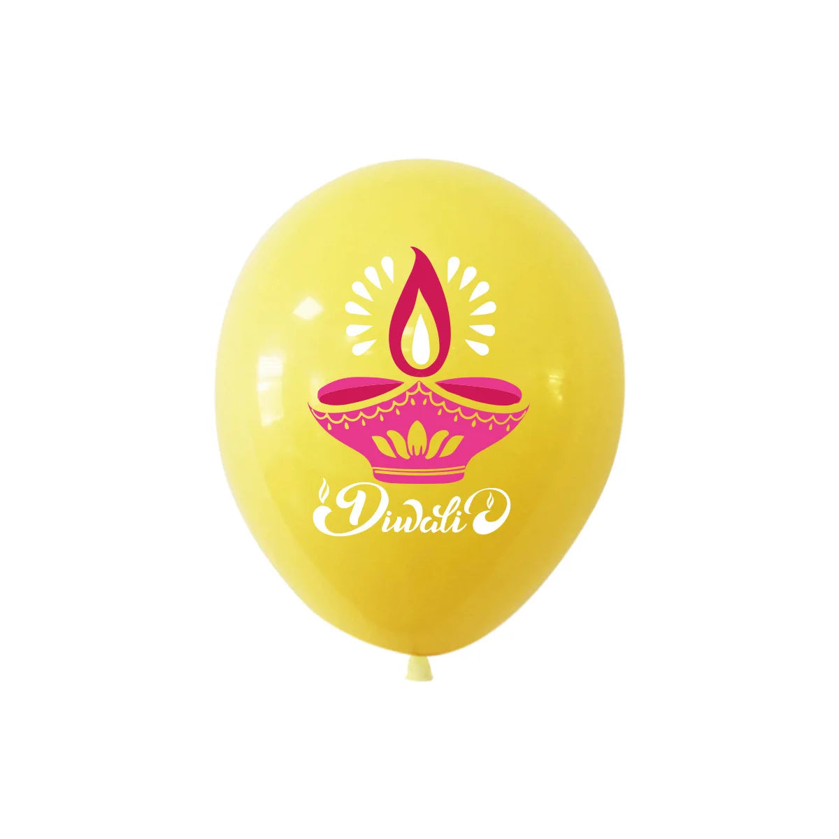 10Pcs Diwali Theme Latex Balloon Diwali Party Decoration Indian Diwali Lotus Elephant Balloons Happy Diwali Party Inflate Globos Ezkrea