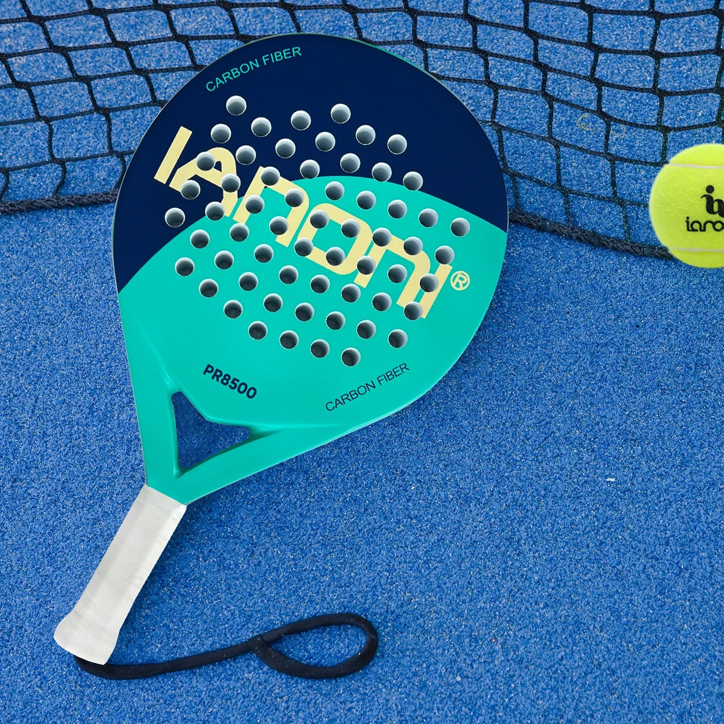 IANONI Padel Racket Carbon Fiber Surface with EVA Memory Flex Foam Core Padel Tennis Racquets Lightweight Ezkrea