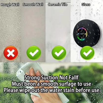 Best Shower Speaker 🚿 | Waterproof Bluetooth Subwoofer with Mic & Suction Cup for Bathroom, Pool, Beach & Car Ezkrea