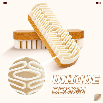 Car Interior Clean Brush – Suede, Alcantara & Upholstery Detailing Tool for Seats & Dashboards Ezkrea