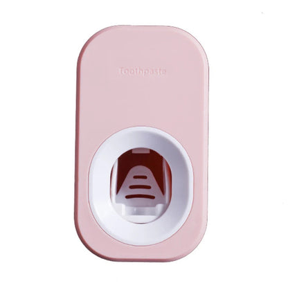 Automatic Toothpaste Dispenser & Toothbrush Holder Set – Wall Mounted, Hands-Free, Dustproof Bathroom Organizer Ezkrea