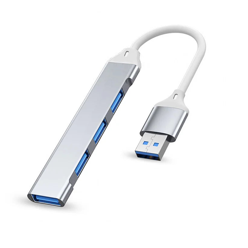 4-Port USB 3.0/2.0 High-Speed Hub for PC & Laptop Ezkrea