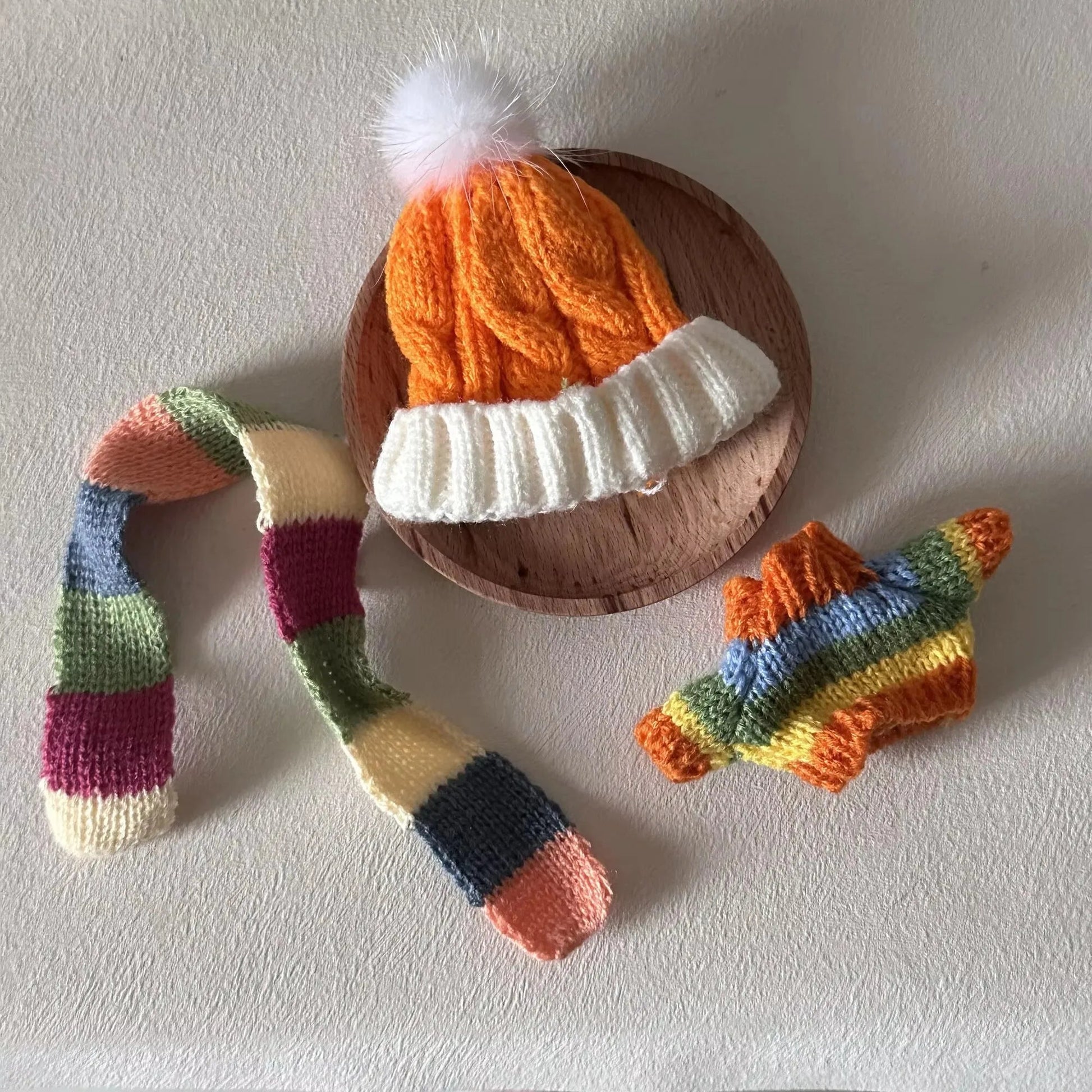 17cm labubu clothes outfit Plush doll clothes Macaron Cute Clothing DIY Kid Gift  Dog Clothes Hair accessories v1 v2 clothes Ezkrea