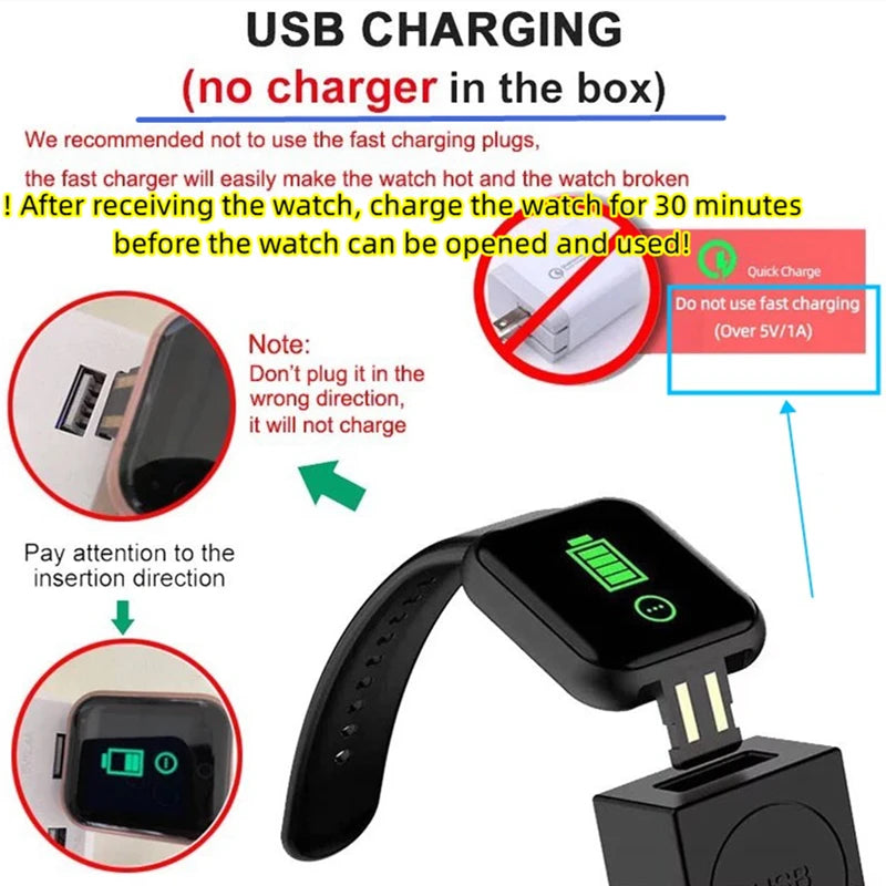 Smart Watch For Men Women Wristwatch Bluetooth Connect Phone Music Player Fitness Sport Bracelet Health Monitor Digital Watches Ezkrea