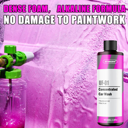 Pink Foaming Extreme Bodywash & Wax Foaming Car Wash Soap, Works with Foam Cannons/Guns or Bucket Washes For Cars, Trucks Ezkrea