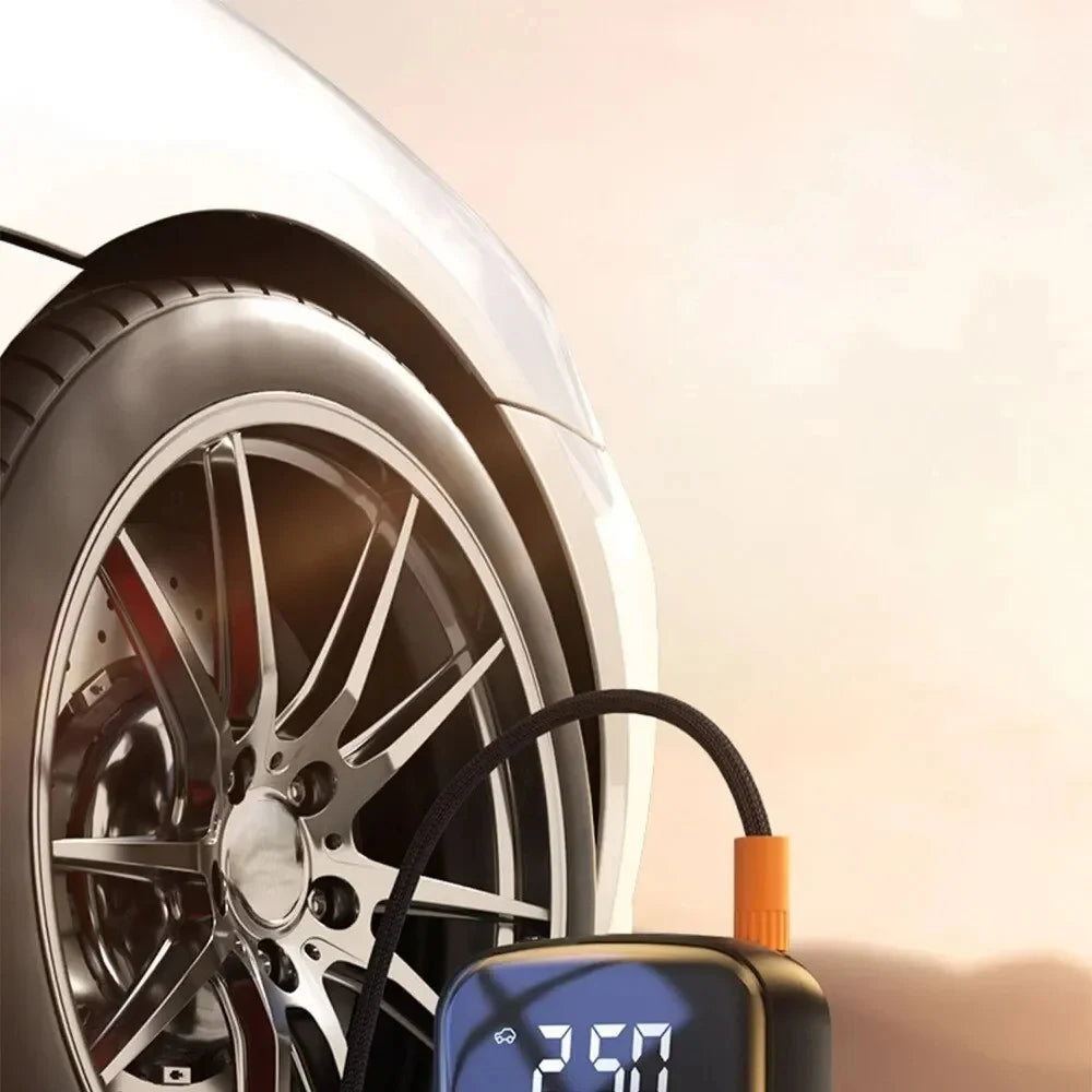Best Electric Air Pump for Car – Digital Tyre Inflator with Auto Stop, LED Light & Accurate Air Pressure for Car Tires EZKrea.com