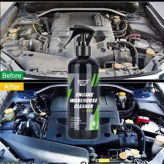 Engine Bay Cleaner Engine Shine Protector Detailer Decontamination Deep Degreasing Compartment Heavy Oil Dust Car Cleaning Tool Ezkrea