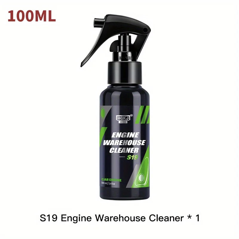 Engine Bay Cleaner Engine Shine Protector Detailer Decontamination Deep Degreasing Compartment Heavy Oil Dust Car Cleaning Tool Ezkrea