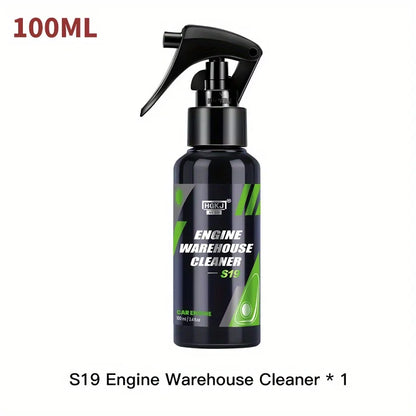 Engine Bay Cleaner Engine Shine Protector Detailer Decontamination Deep Degreasing Compartment Heavy Oil Dust Car Cleaning Tool Ezkrea