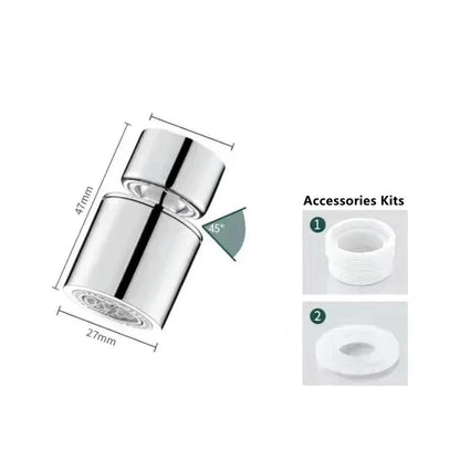 2-Mode Kitchen Faucet Spray Head – 360° Adjustable Tap Nozzle with Filter & Splash-Proof Aerator for Sink  Let me know if you'd like shorter versions for social media, Pinterest, or Shopify meta tags! Ezkrea