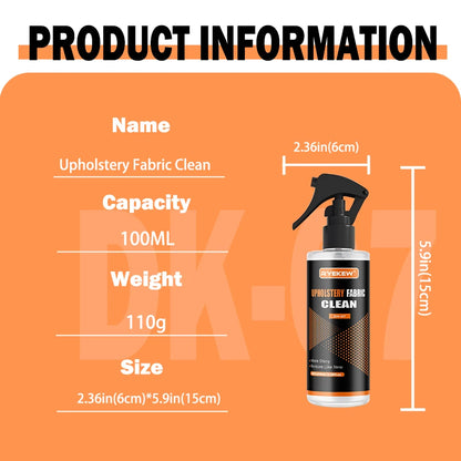 Car Interior Cleaner Leather Fabric Roof Cleaning Washing-Free Safety Belt Cleaner Powerful Stain Removal Auto Detailing Ezkrea
