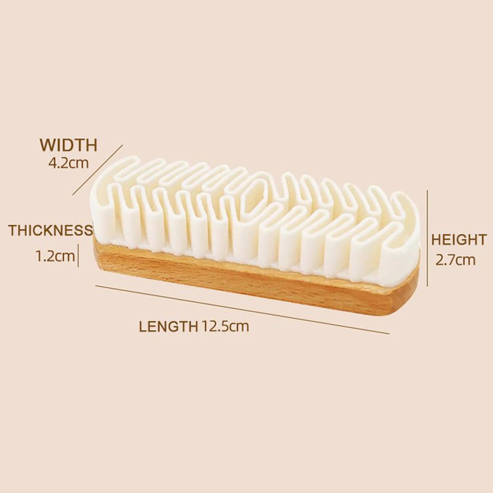 Car Interior Clean Brush – Suede, Alcantara & Upholstery Detailing Tool for Seats & Dashboards Ezkrea