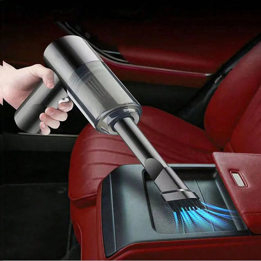 3-in-1 Mini Vacuum Cleaner – USB Rechargeable Suction & Blower for Car & Home Use Ezkrea