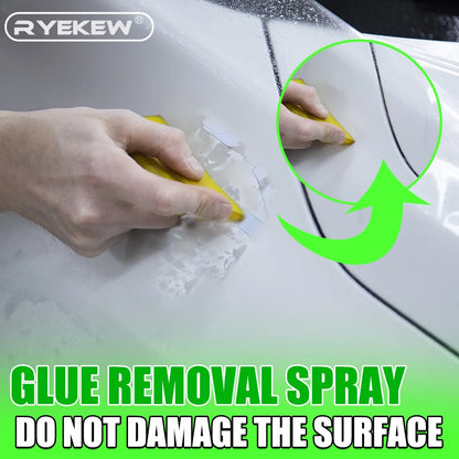 Sticky Residue Remover Car Window Film Adhesive Remover Sticker Cleaning Spray Glue Remover Cleaning Agent Cleaning Products Ezkrea