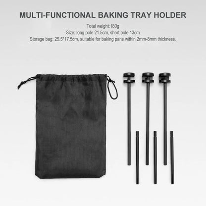 Outdoor BBQ Tripod Stand – Adjustable Detachable Grill & Pot Rack with Chain for Camping & Cooking Ezkrea