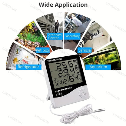 LCD Digital Thermometer & Hygrometer