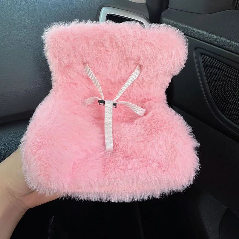 Labubu Car Safety Seat For 15-17cm Mini Plush Idol Doll Air Outlet Aromatherapy Car Ornament Gifts Car Interior Decoration Ezkrea