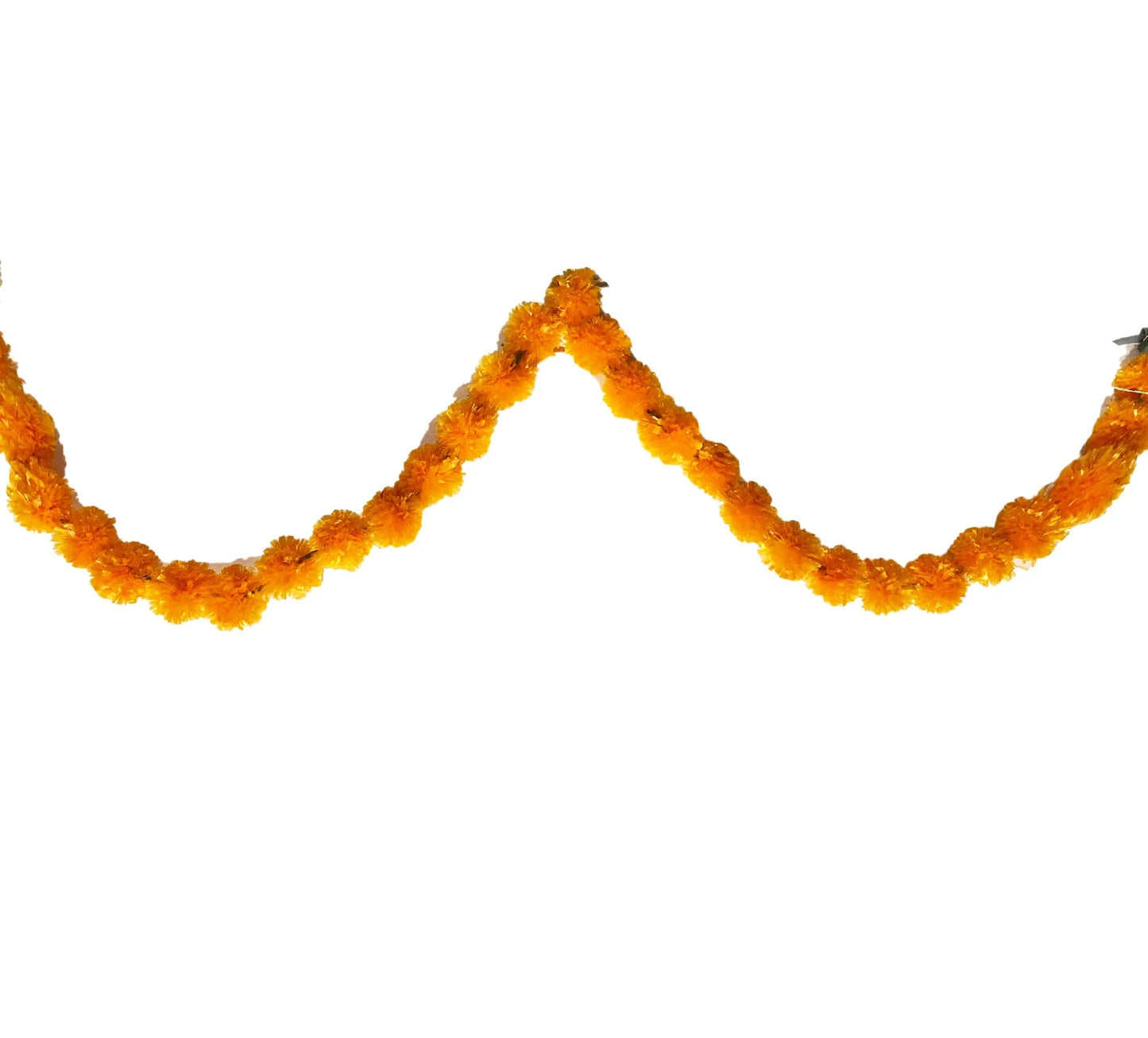 Marigold Flower Garland with зo Flowers, Artificial Flowers for Diwali Home DIY Wreath Garland Craft Decor Wedding Party Ezkrea