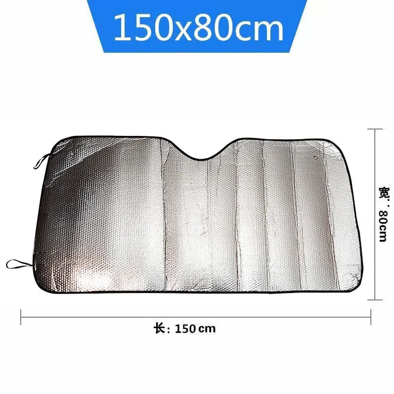 Car Windshield Sun Shade Cover – Anti-UV, Snow & Ice Protector for Front/Rear Glass | Auto Accessories Ezkrea