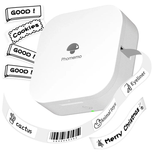 Phomemo Q30 Thermal Printer – Mini Wireless Label Maker with Portable Sticker Printing & Various Label Paper Ezkrea