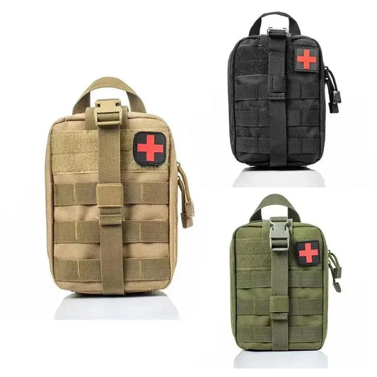 Tactical First Aid Kit Medical Bag – Emergency Outdoor Hunting, Car & Camping Survival EDC Pouch Organizer Ezkrea