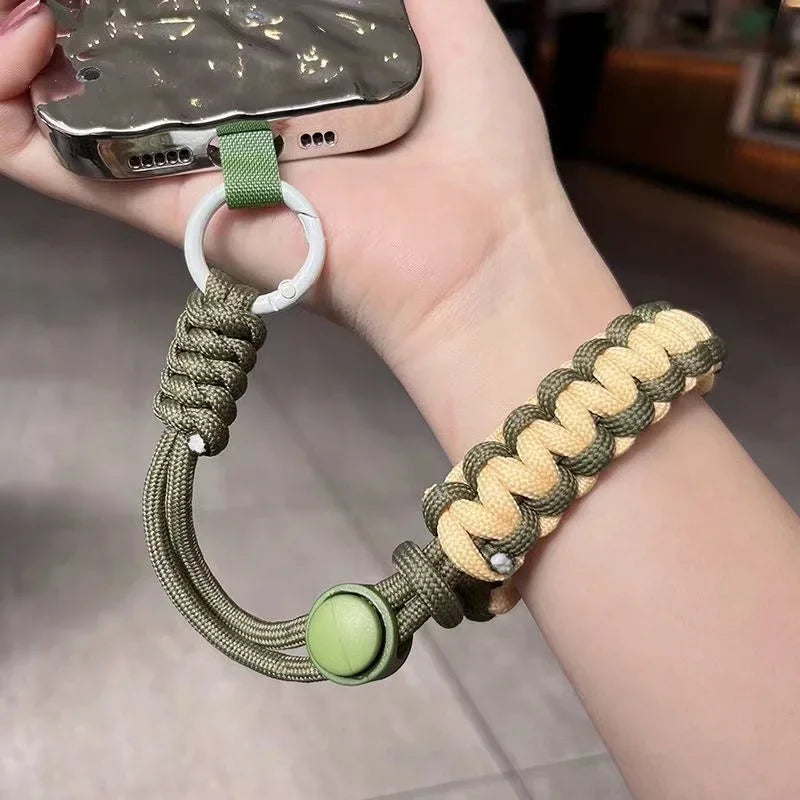Cute Mobile Phone Lanyard Strap – Anti-Loss Twist Rope with Strong Wrist Band Ezkrea