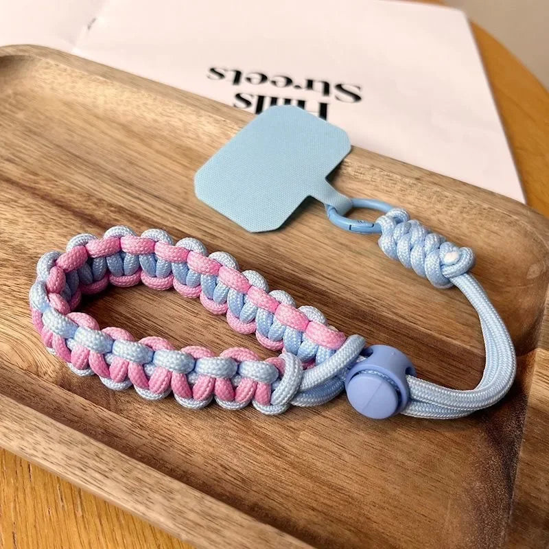 Cute Mobile Phone Lanyard Strap – Anti-Loss Twist Rope with Strong Wrist Band Ezkrea
