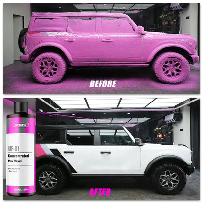 Pink Foaming Extreme Bodywash & Wax Foaming Car Wash Soap, Works with Foam Cannons/Guns or Bucket Washes For Cars, Trucks Ezkrea