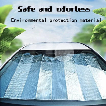 Car Windshield Sun Shade Cover – Anti-UV, Snow & Ice Protector for Front/Rear Glass | Auto Accessories Ezkrea