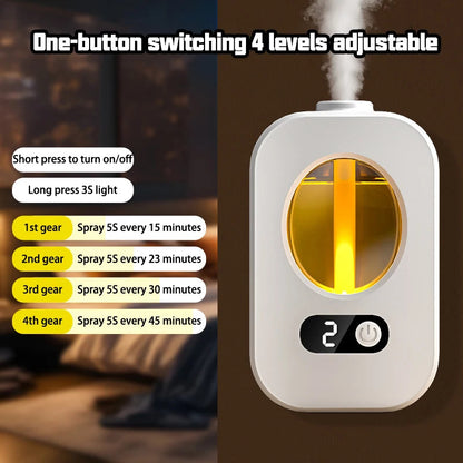 Air Freshener & Aromatherapy Diffuser – Automatic Essential Oil Dispenser for Bathroom & Home Ezkrea
