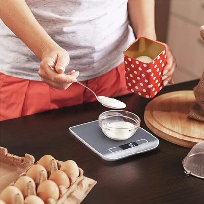 Kitchen Scale 10kg/1g – Portable Digital Food & Coffee Scale with LCD Display for Accurate Measuring Ezkrea