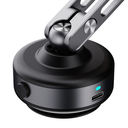 Magnetic Vacuum Adsorption Car Mount – 360° Rotatable Foldable Aluminum Alloy Phone Holder for Smartphones Ezkrea