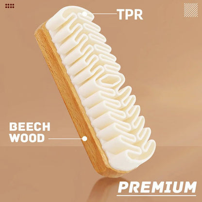 Car Interior Clean Brush – Suede, Alcantara & Upholstery Detailing Tool for Seats & Dashboards Ezkrea