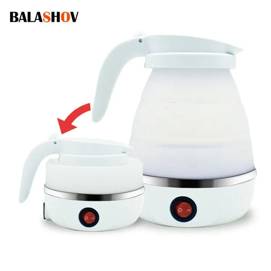 Foldable & Portable Electric Travel Kettle – 600ML, 220V, Fast Boiling Water Heater EZKrea.com