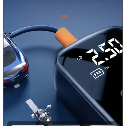 Best Electric Air Pump for Car – Digital Tyre Inflator with Auto Stop, LED Light & Accurate Air Pressure for Car Tires EZKrea.com