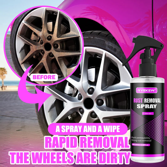 Car Wheels Rim Cleaner Multi Purpose Rust Remover Brake Paint Protect Metal Dust Iron Powder Remover Car Care Chrome Spray Ezkrea