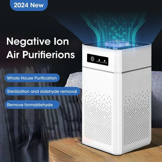 Smart HEPA Air Purifier with Ionizer – Odor & Smoke Remover Ezkrea