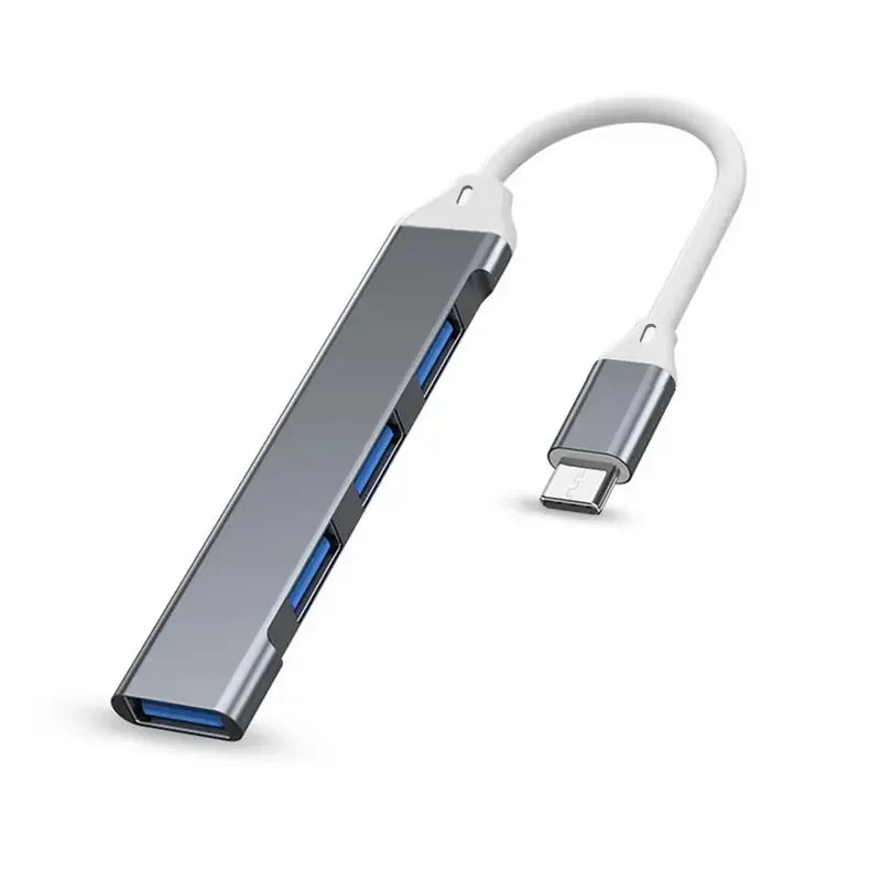 4-Port USB 3.0/2.0 High-Speed Hub for PC & Laptop Ezkrea