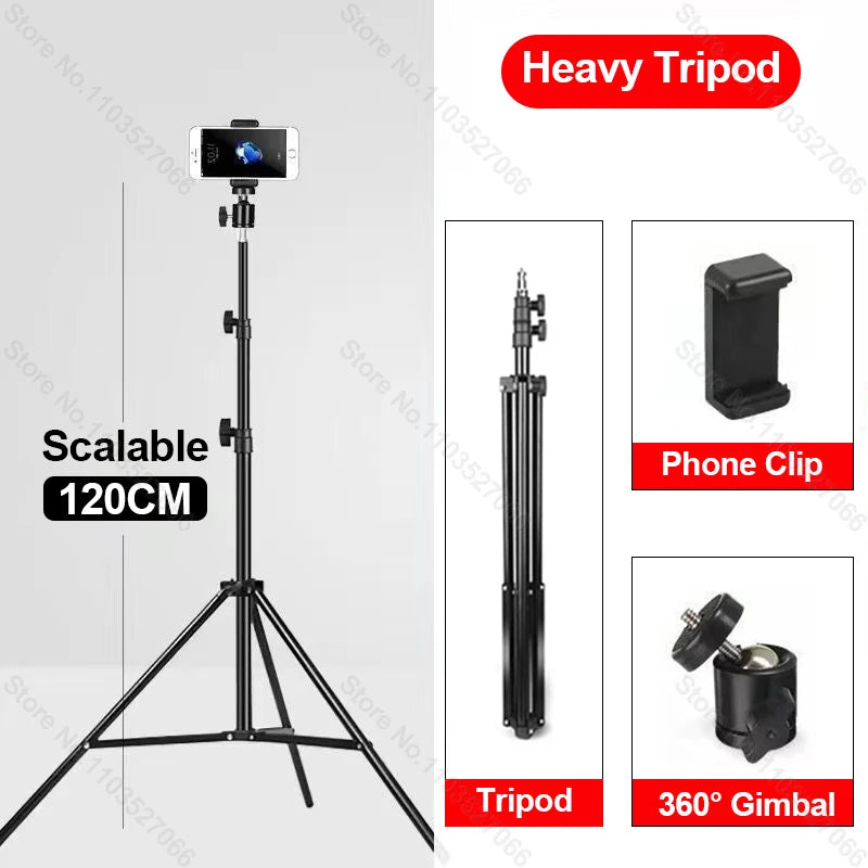 Mobile Phone Live Support Photo Tripod Multi-functional Video Recording Selfie Landing Tripod Ezkrea