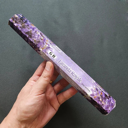 Y 20 Sticks Indian Incense White Sage Meditation Lavender Yoga Sea Breeze Love Incense Purifying Air Deodorization Aromatherapy Ezkrea