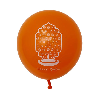 10Pcs Diwali Theme Latex Balloon Diwali Party Decoration Indian Diwali Lotus Elephant Balloons Happy Diwali Party Inflate Globos Ezkrea