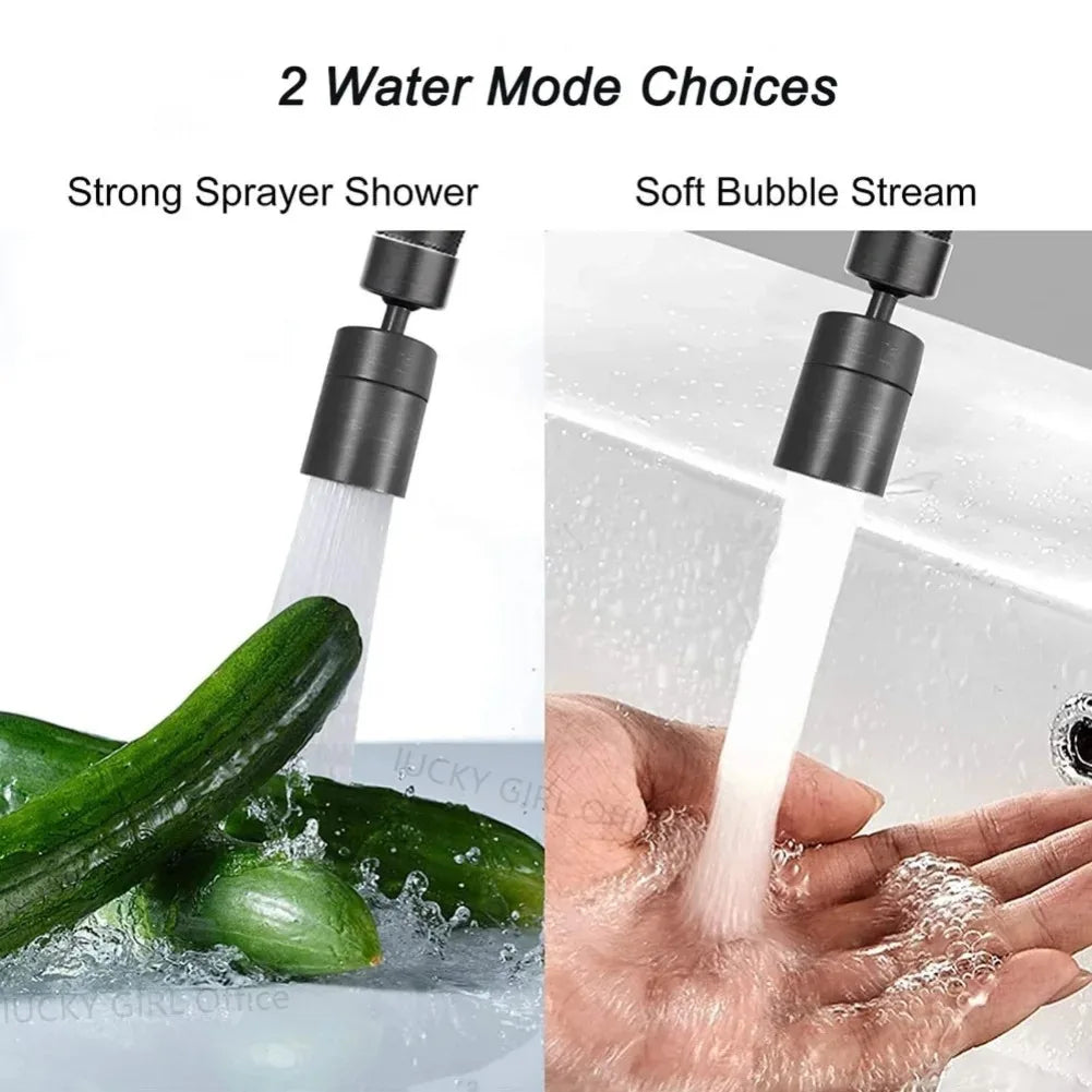2-Mode Kitchen Faucet Spray Head – 360° Adjustable Tap Nozzle with Filter & Splash-Proof Aerator for Sink  Let me know if you'd like shorter versions for social media, Pinterest, or Shopify meta tags! Ezkrea