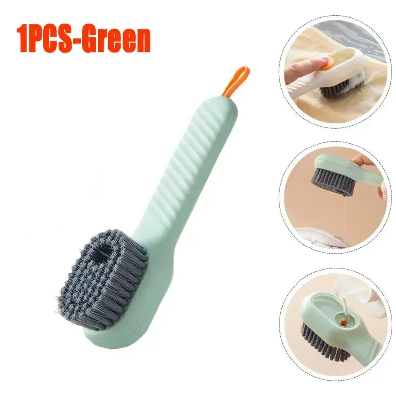 Fashion Multifunction Clean Brush – Soft Bristled Liquid-Filled Shoe & Kitchen Cleaning Tool 👟 Ezkrea