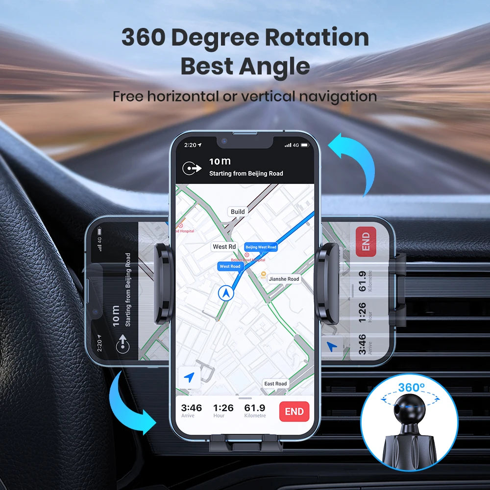 Universal Car Bracket Gravity Auto Phone Holder Car Vent Phone Holder Cell Phone Stand For All Phones Ezkrea