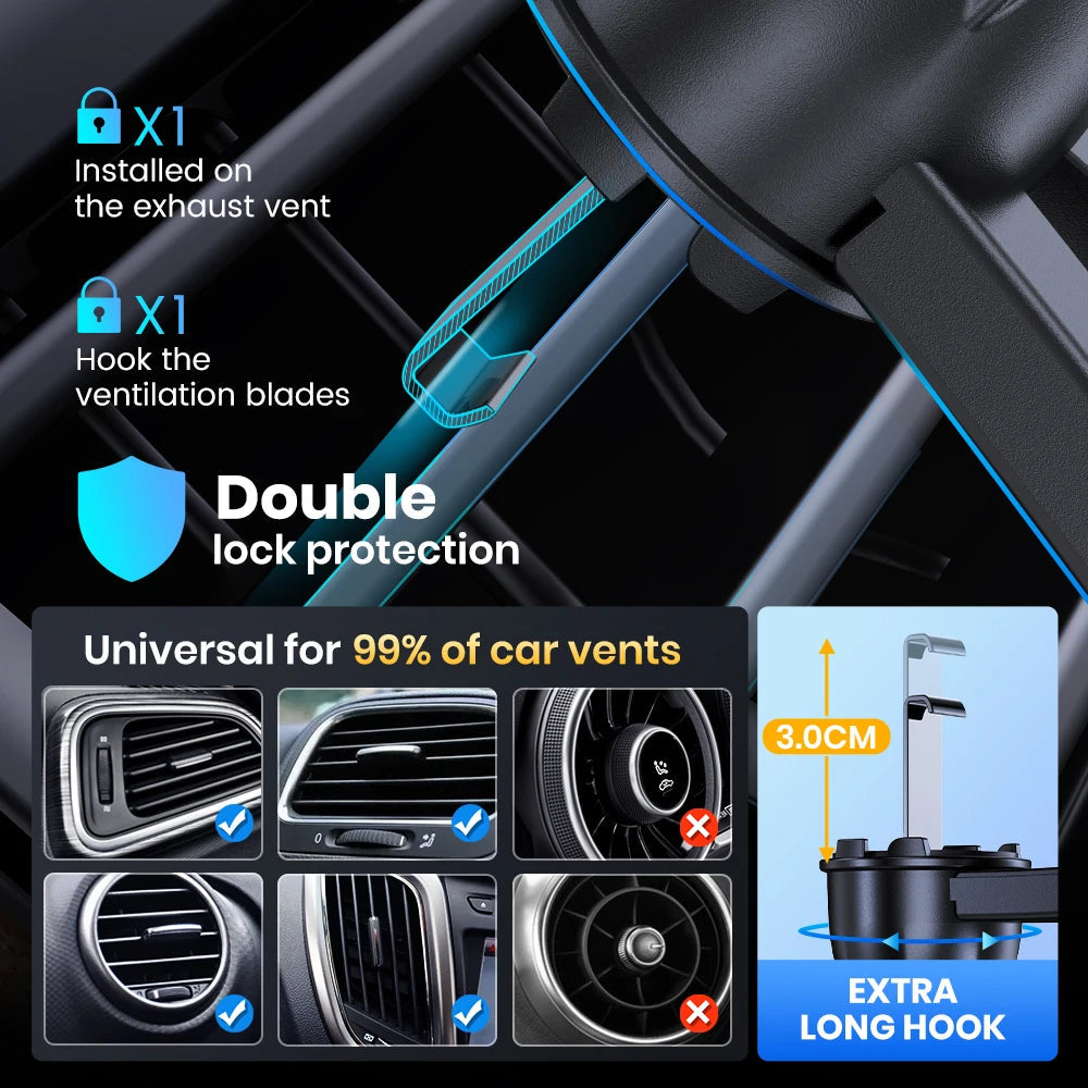 Universal Car Bracket Gravity Auto Phone Holder Car Vent Phone Holder Cell Phone Stand For All Phones Ezkrea