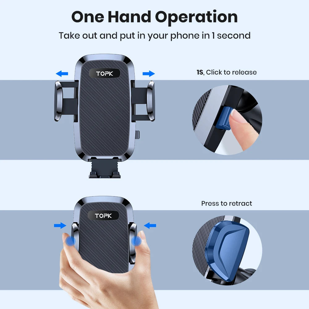 Universal Car Bracket Gravity Auto Phone Holder Car Vent Phone Holder Cell Phone Stand For All Phones Ezkrea