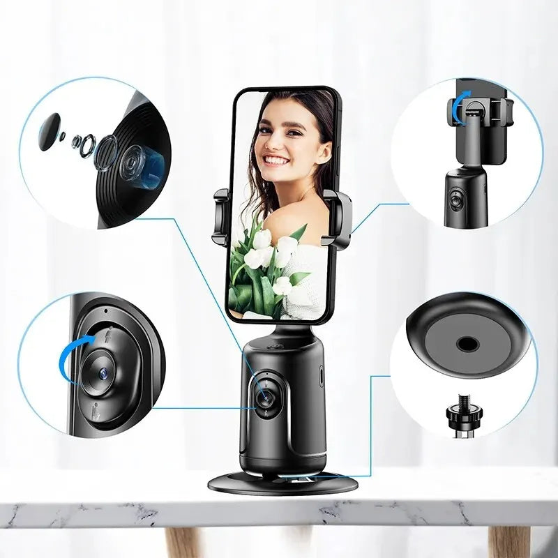 360 Auto Face Tracking  AI Smart Gimbal
